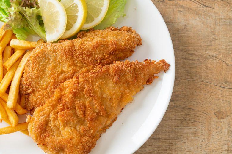 Peixe empanado