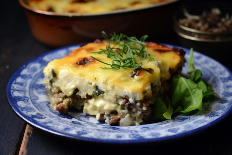 Torta de carne moída diet