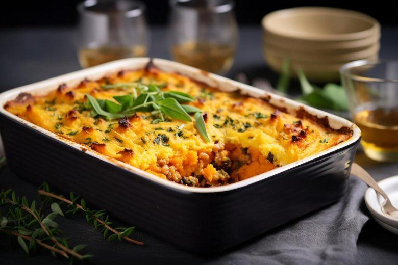 Escondidinho de abóbora e carne