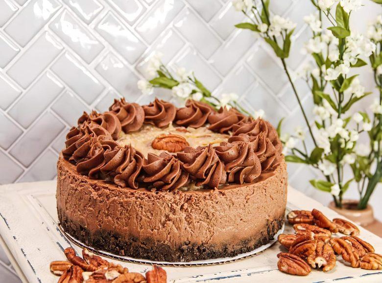 Cheesecake de doce de leite com nozes