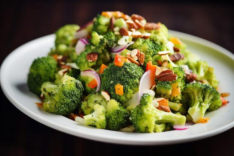 Salada de brócolis japonês