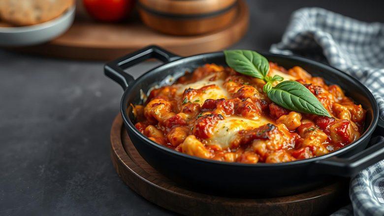 Nhoque de batata com molho de calabresa
