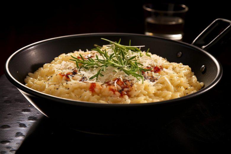 Risoto diferente aos 4 queijos