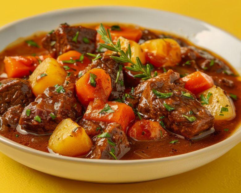 Carne de panela na pressão