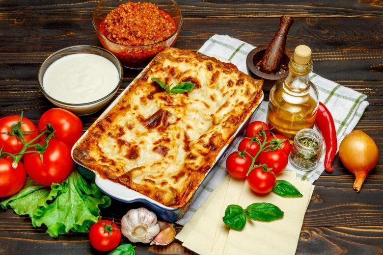 Lasanha de carne moída