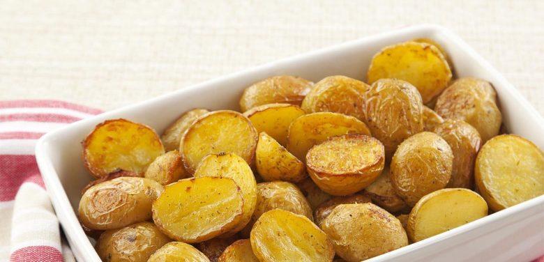 Batata bolinha ao forno