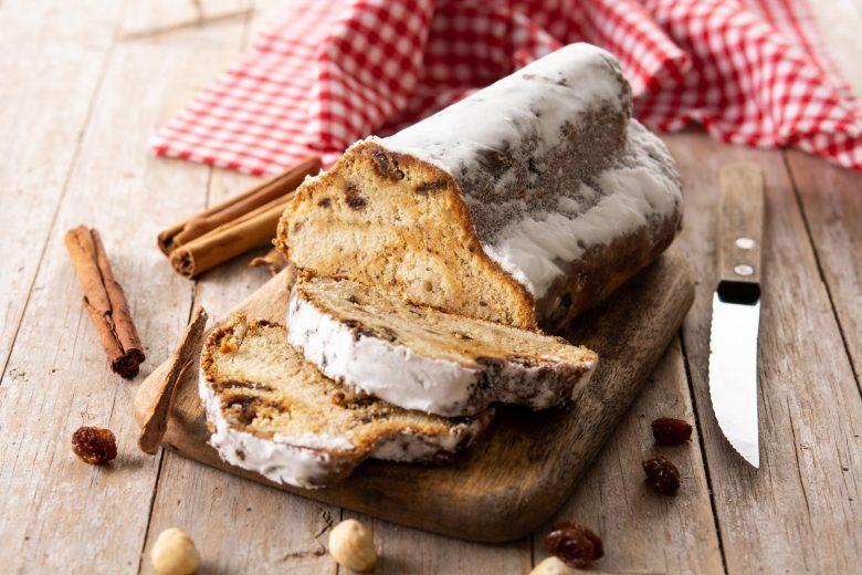 Stollen-pão de Natal Austríaco