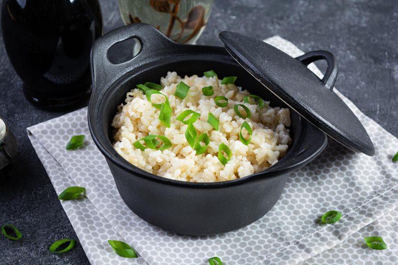 Arroz branco na MFP