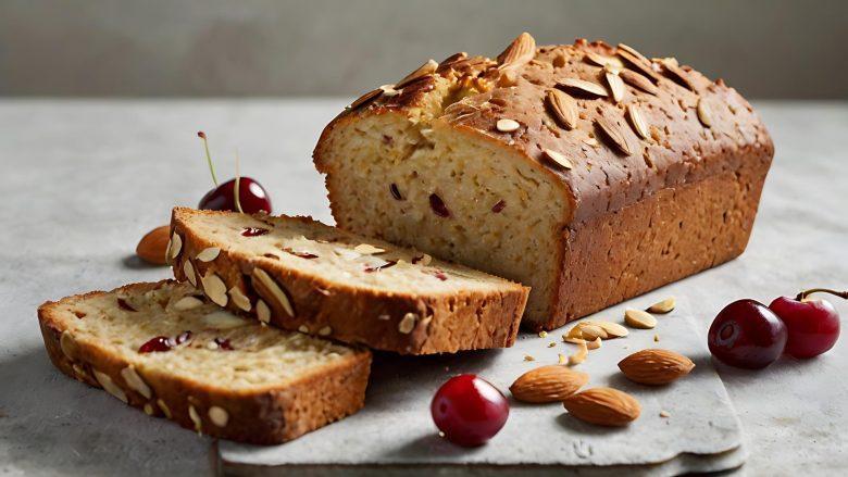 Pão de amêndoas e linhaça