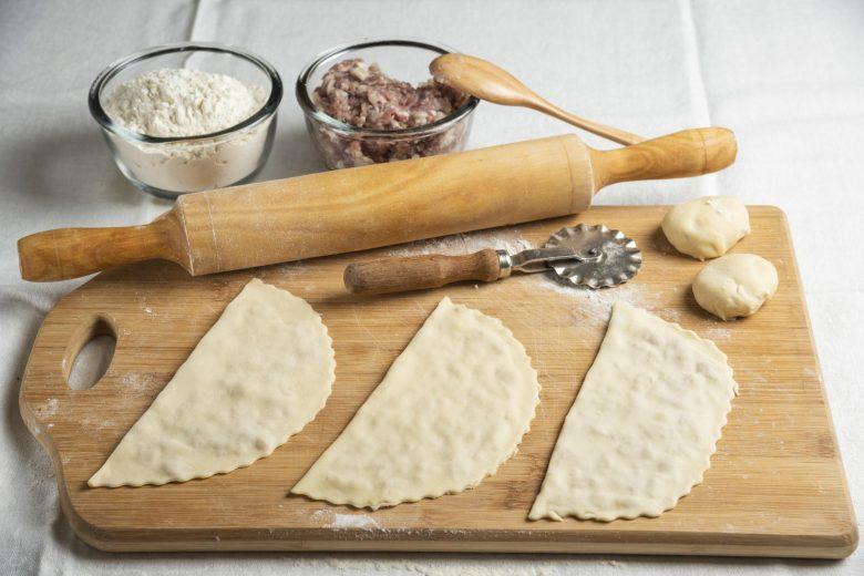 Massa de pastel de feira