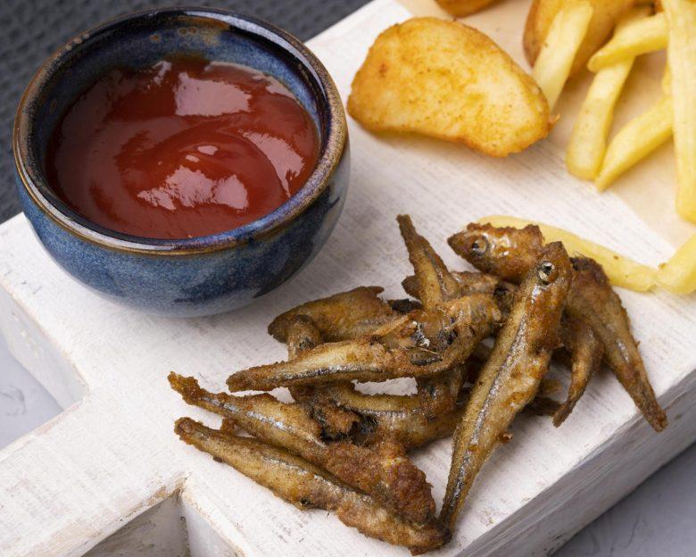 Manjubinha frita na AirFryer