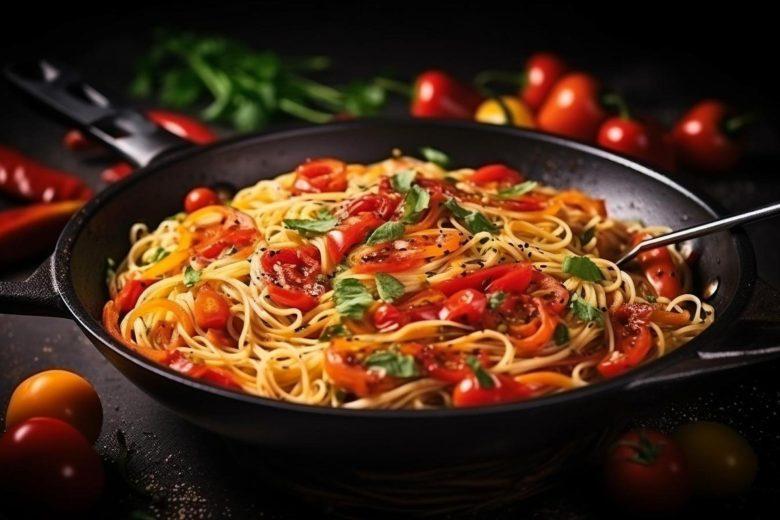 Espaguete com tomate