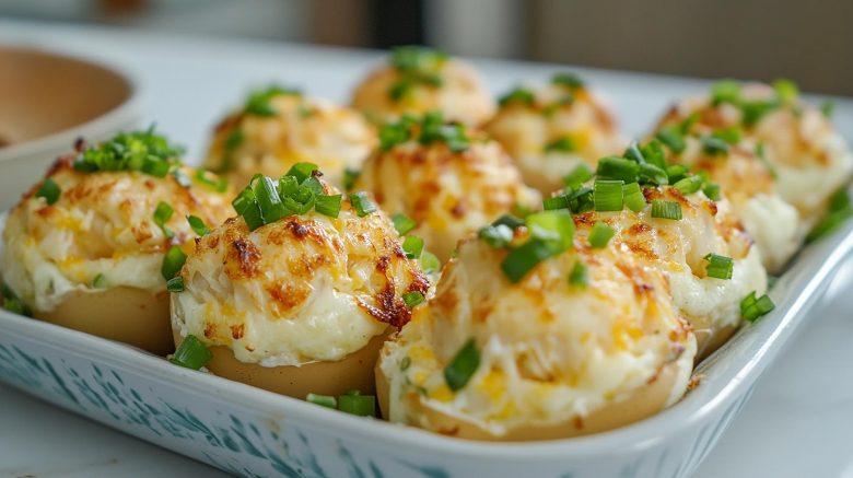 Batata recheada com cream cheese