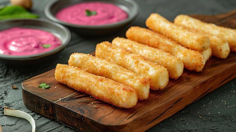 Mussarela sticks na AirFryer (palitos de muçarela)