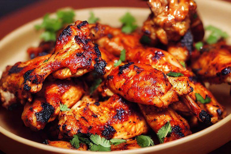Frango à passarinho com alho frito