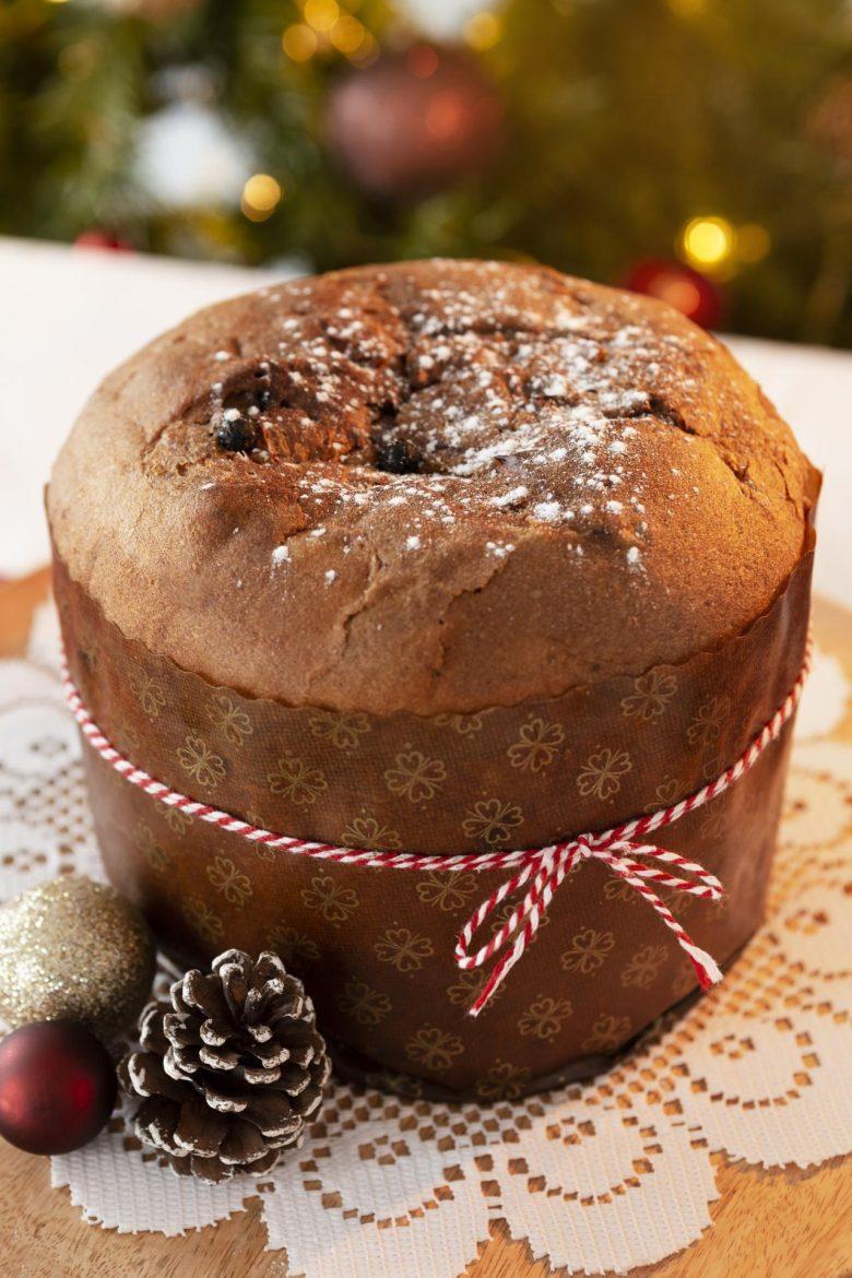 Panetone com chocolate