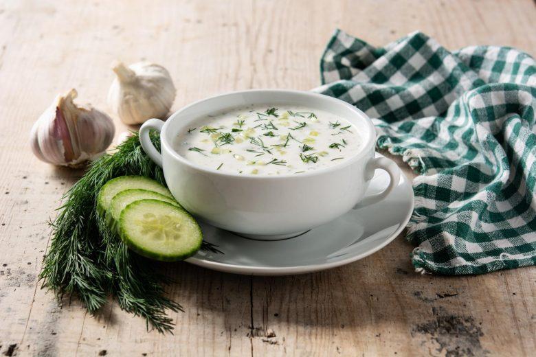 Sopa fria de pepino especial