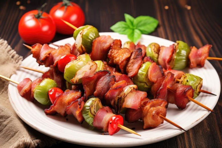 Churrasquinho com bacon