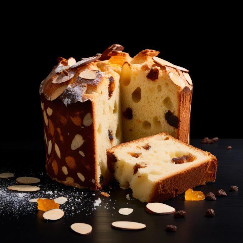 Panetone tradicional confeitado