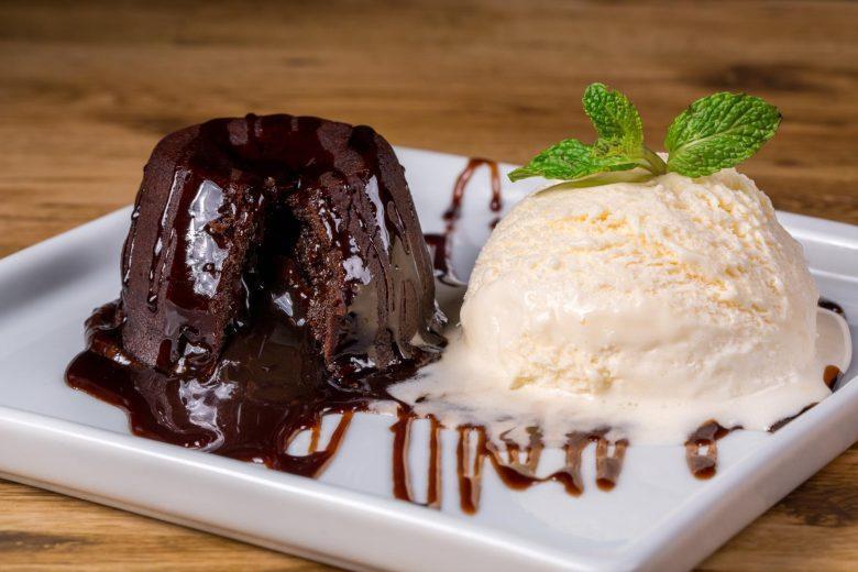 Petit gateau de brigadeiro