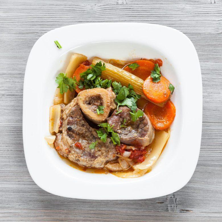 Sopa de ossobuco com legumes