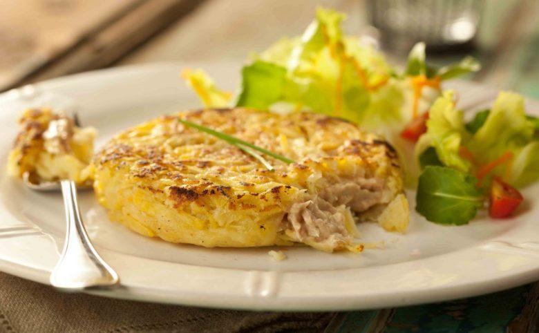 Batata doce rosti com patê de atum light
