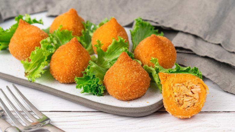 Coxinha de frango sofisticada