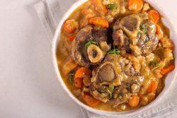 Ossobuco de vitela com molho de malzbier