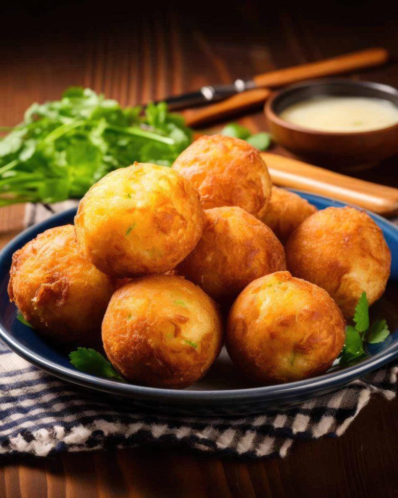 Bolinho assado de linguiça