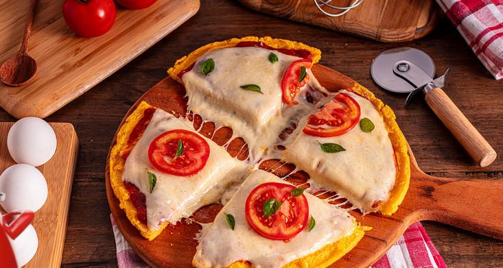 Pizza de frigideira light