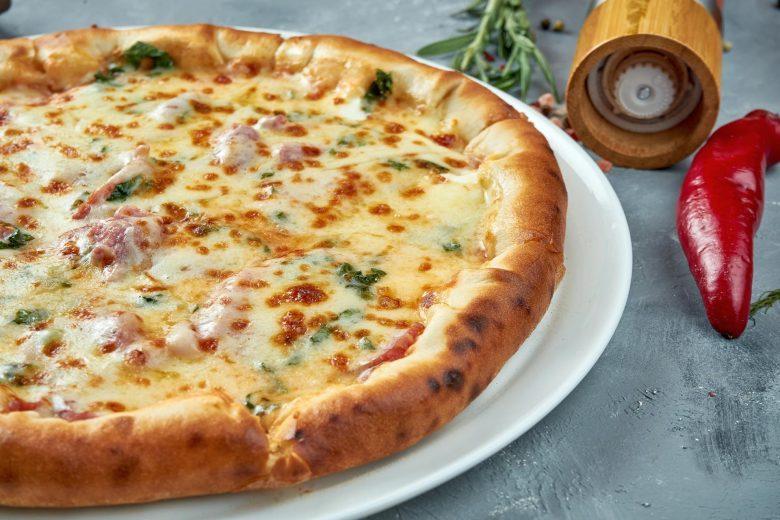 Pizza integral de escarola