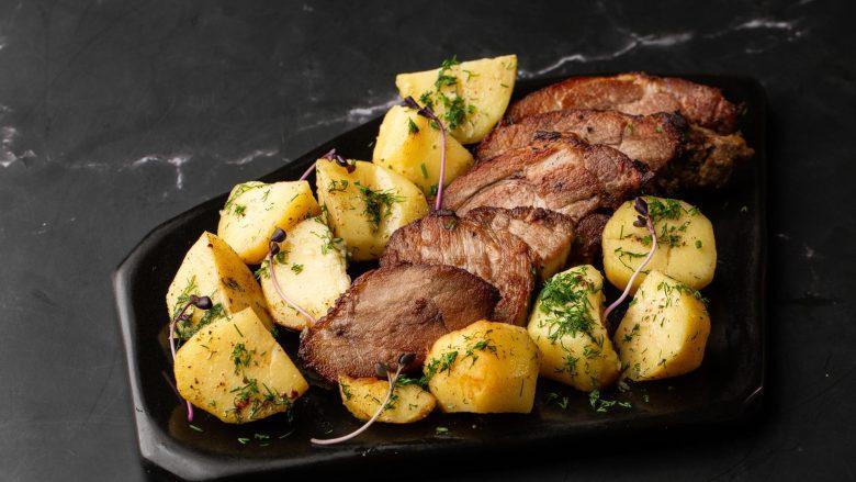 Lombo assado com batata