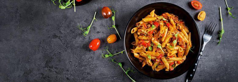 Penne ao molho de carne