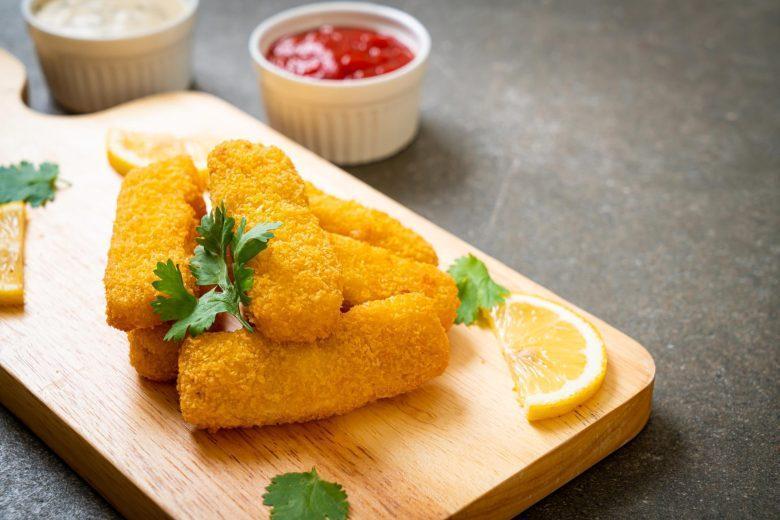 Isca de peixe crocante