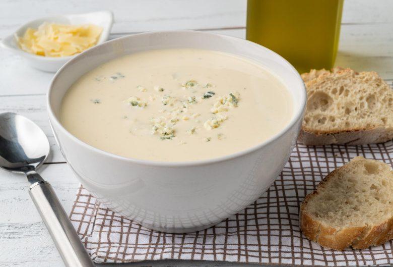 Sopa quatro queijos