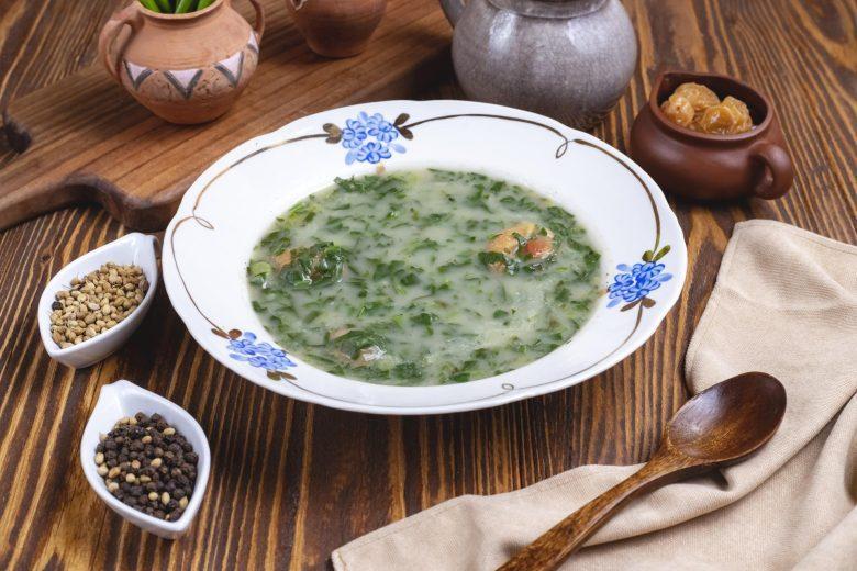 Sopa de espinafre light