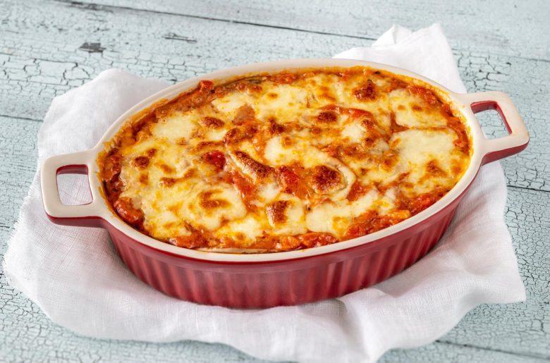 Ravióli gratinado