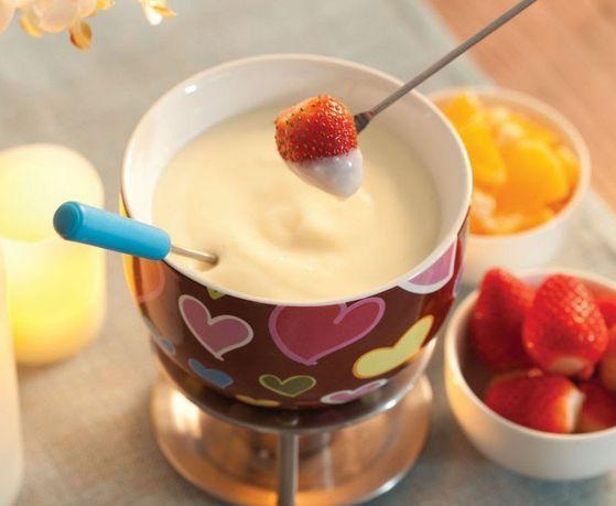 Fondue de chocolate branco especial
