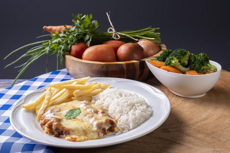 Bife à parmegiana light