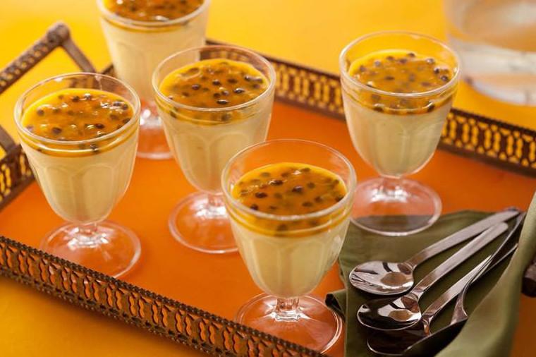 Mousse de maracujá diferente