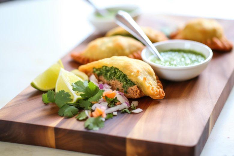 Empanada de espinafre, castanha e queijo
