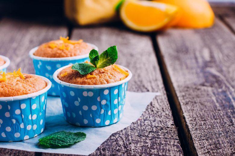 Cupcake de laranja