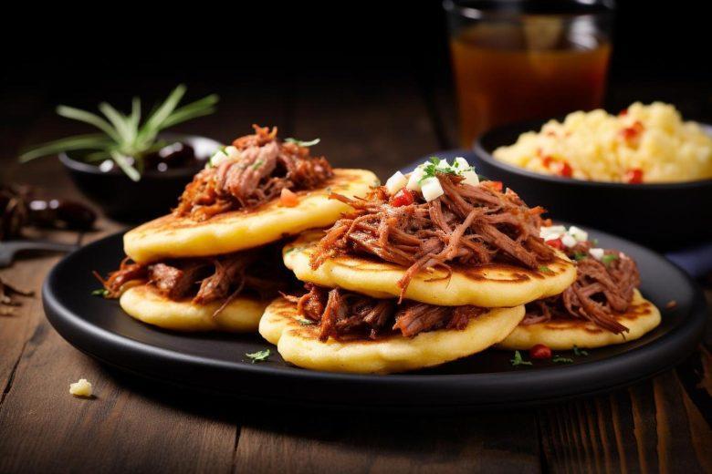 Esfiha de carne desfiada
