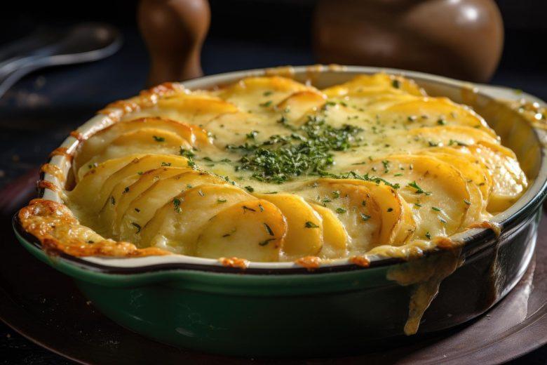 Batata cremosa ao forno