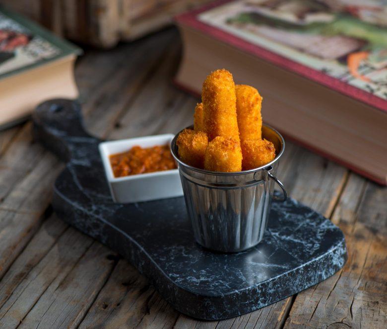 Tira de queijo crocante