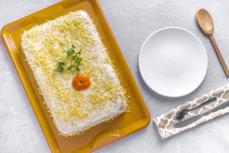 Torta fria de salpicão