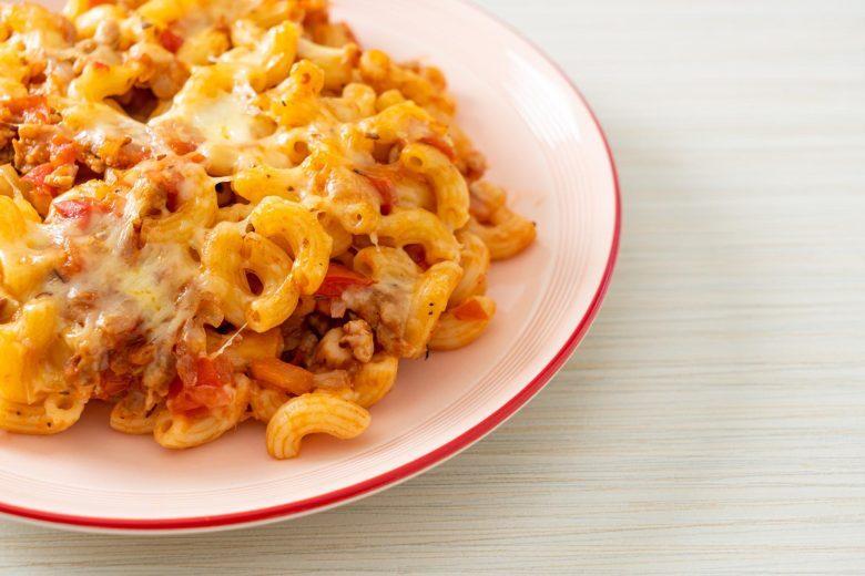 Macarrão à bolonhesa de forno