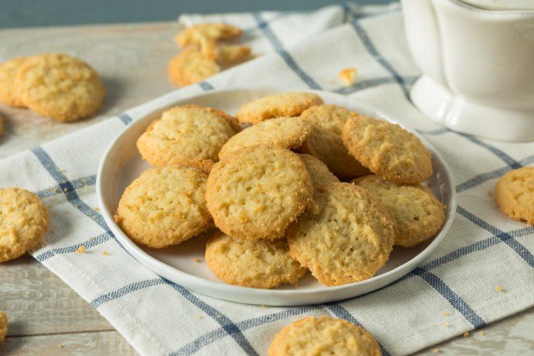 Biscoito amanteigado de baunilha