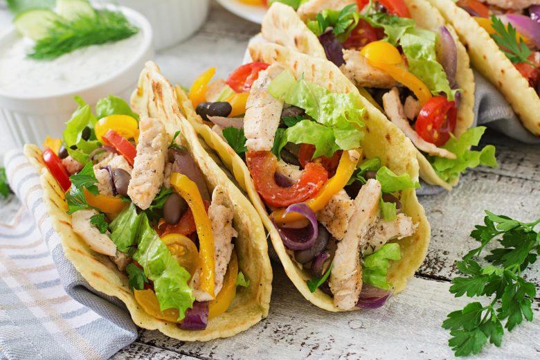 Taco de frango