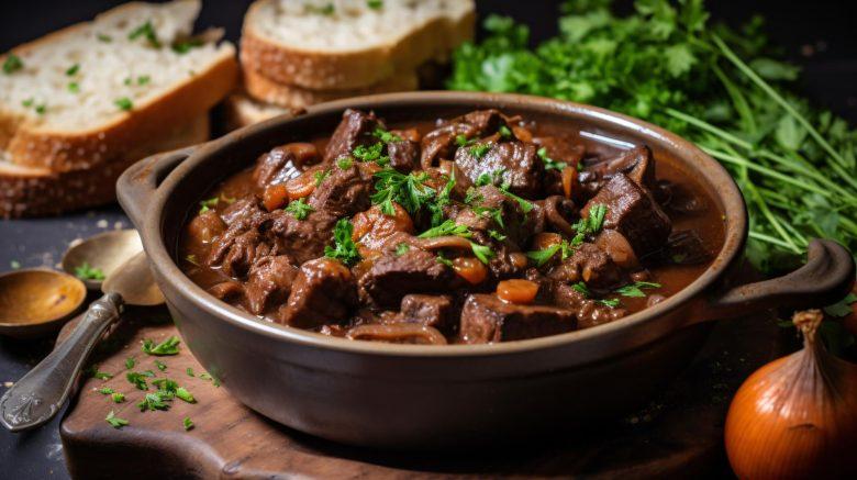 Bife bourguignon